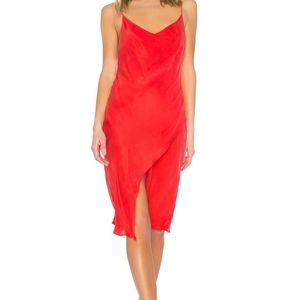 Winona Australia x Revolve Breeze slip dress red valetines day date night 8 NWT